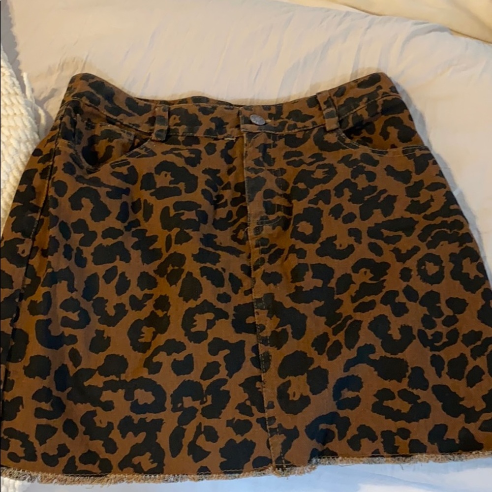 Cheetah skirt